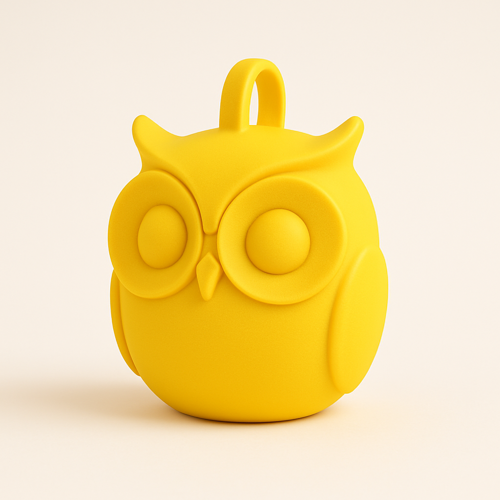 Cute Owl Keychain – Minimal & Modern Design
