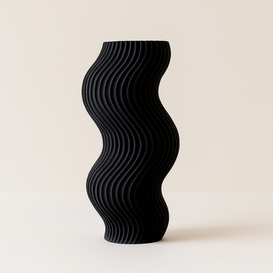 Wave Vase – Modern Sculptural Design