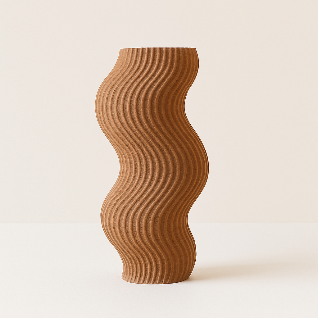 Wave Vase – Modern Sculptural Design