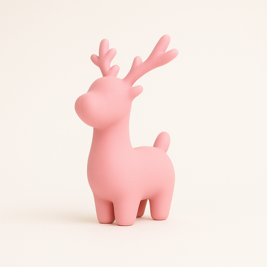 Mini Deer Figurine - Minimal Design