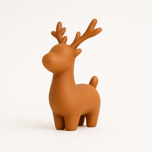 Mini Deer Figurine - Minimal Design