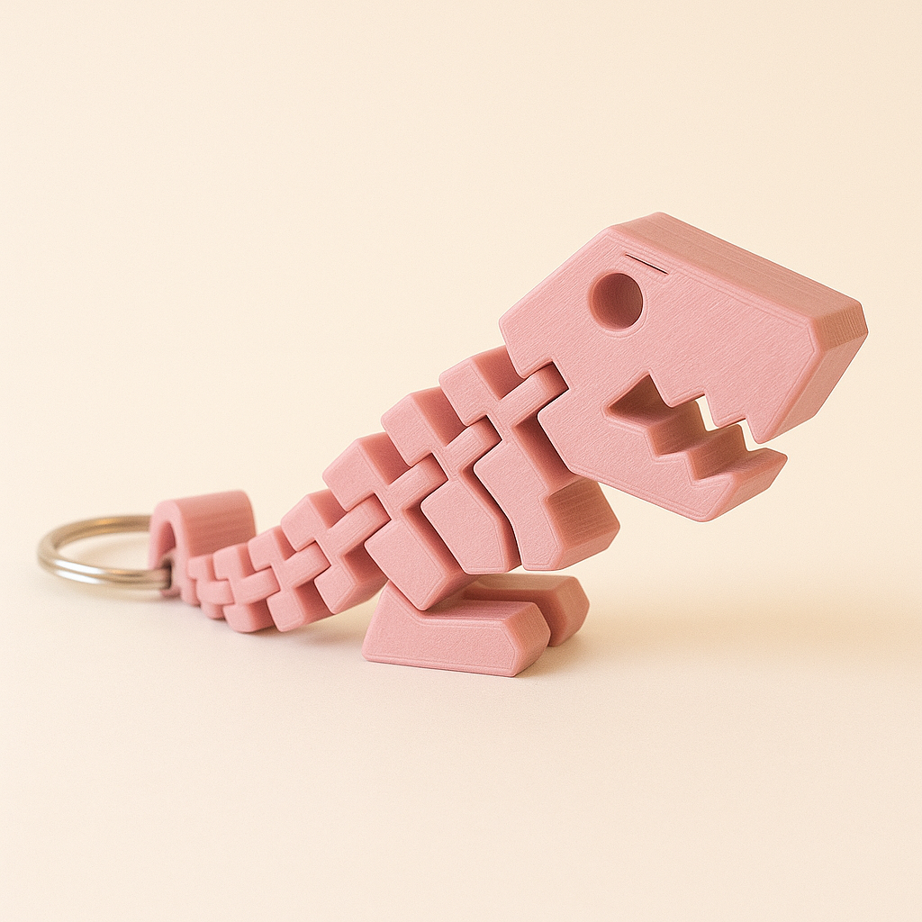 Articulated Dino Keychain
