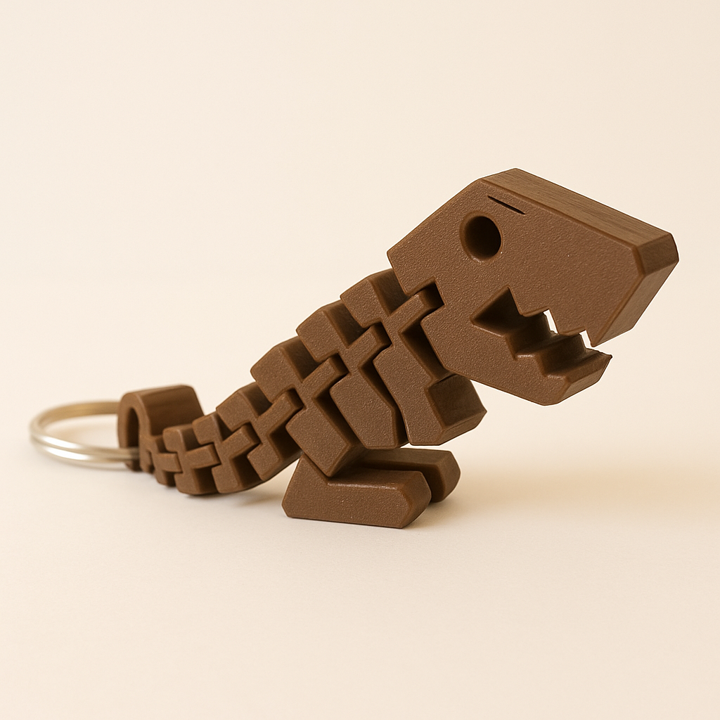 Articulated Dino Keychain