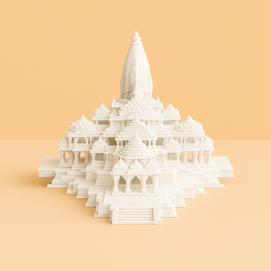 Ram Mandir 3D Model – Intricately Detailed Architectural Replica