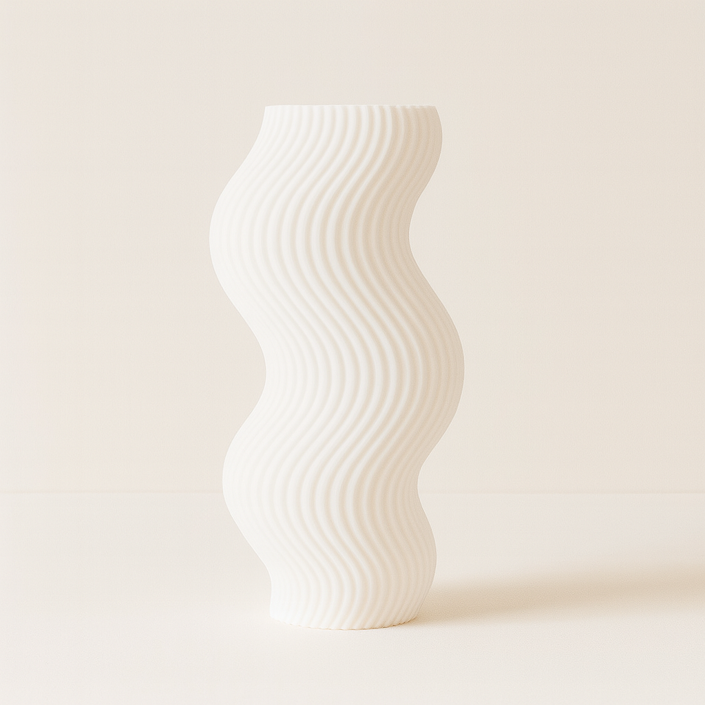 Wave Vase – Modern Sculptural Design