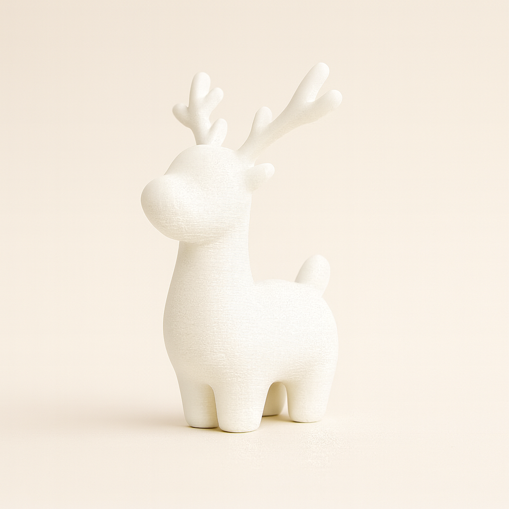 Mini Deer Figurine - Minimal Design