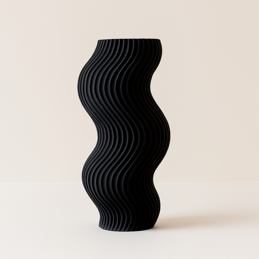 Wave Vase – Modern Sculptural Design