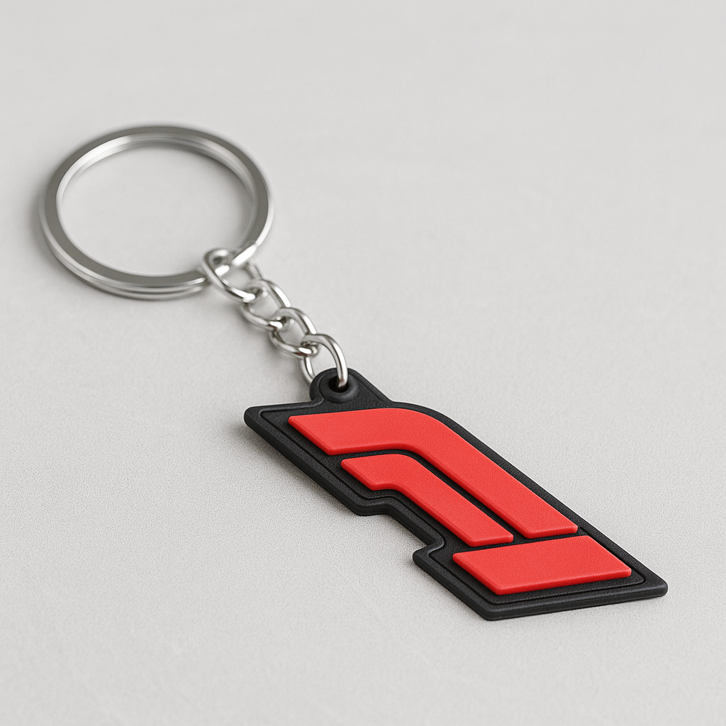 F1 Racing Keychain – Minimal Motorsport Icon
