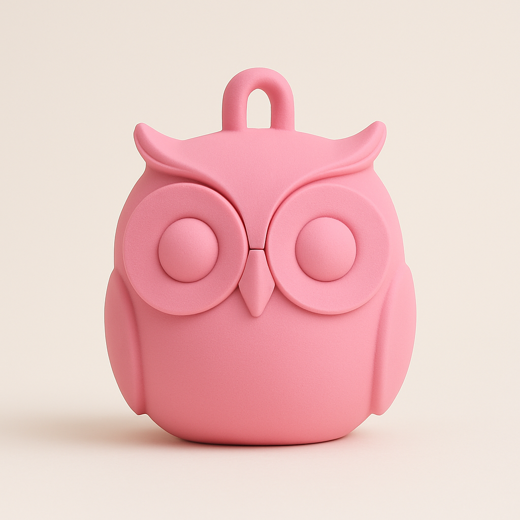 Cute Owl Keychain – Minimal & Modern Design