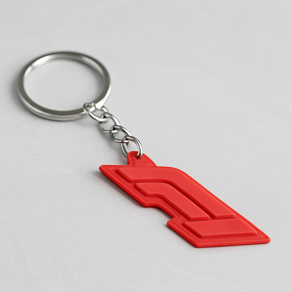 F1 Racing Keychain – Minimal Motorsport Icon
