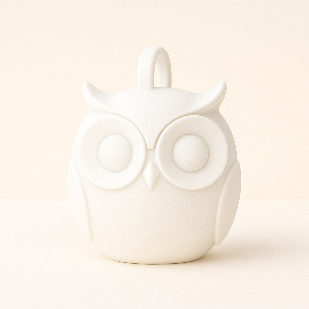 Cute Owl Keychain – Minimal & Modern Design